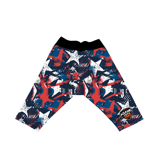 Hometown Hoops "Philly" Stars Compression Tights